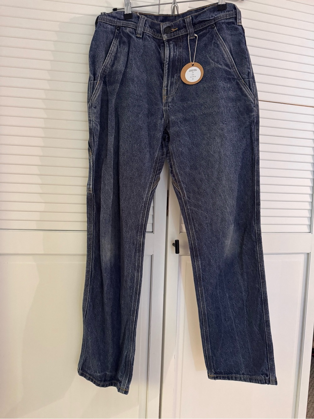 Vintage Patagonia Hemp Workwear Denim  Relaxed Jeans - Dark Wash Blue 0069